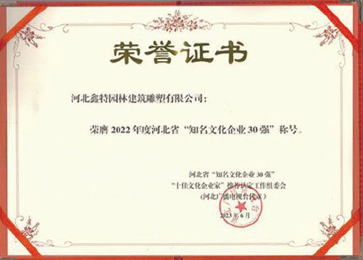 Hebei Provincial Specialized, Sophisticated, Unique and New Small and Medium-sized Enterprise